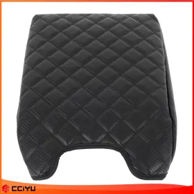 Z15143401g Cciyu Fits Ford F-150 F-250 F-350 Pu Leather Console Lid Armrest Cover Cushion Pad Us