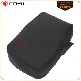 Z16371501g Cciyu Center Console Armrest Jump Seat Leather Fits 07-13 Silverado Tahoe Sierra Black