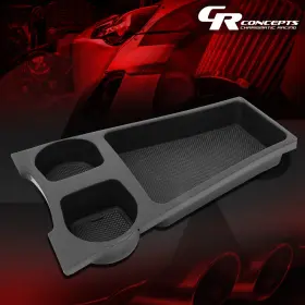 Crc-ztly0069 Charismatic Racing Concepts Front Center Console Organizer Storage Dual Cup Holder For 10-15 Toyota Prius