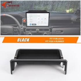 Cherocar 25x0426664fasq1152 Dashboard Storage Organizer Box Tray Behind Screen For Tacoma 2024 2025 4runner