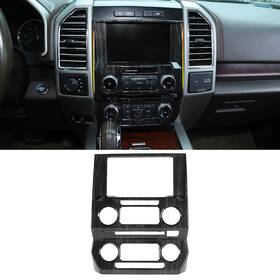 Cherocar Cherocar20050705fhge1111 Center Console Control Touch Screen Panel Trim For Ford F150 2015-20 Black Wood