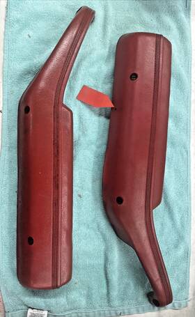 Chevrolet 290127-61 1978-1982 C3 Corvette Interior Arm Rest / Door Pull In Red