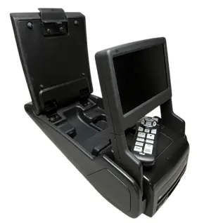 P1by971dvad Chrysler 2005-2007 300 Center Console Black Armrest Dvd Player Display Screen