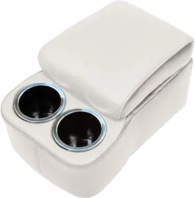 Cc142236 Classic Consoles Bd Drinkster Shorty Bench Seat Console White