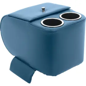 Cc144211 Classic Consoles King Konsole Universal Floor Console Full-size Truck Blue