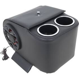 Classic Consoles Cc145245 King Konsole Universal Floor Speaker Console Full-size Truck Black