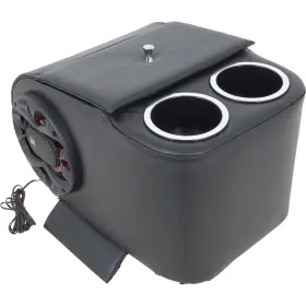 Cc145245 Classic Consoles King Konsole Universal Floor Speaker Console Full-size Truck Black