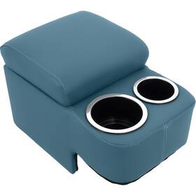 Classic Consoles Cc8487212 1984-87 Buick Grand National Shorty Saddle Console With Dual Cup Holders Blue