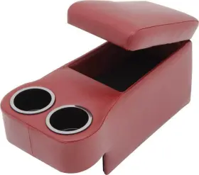 Hh1010rd Classic Consoles 1967 Camaro 1967-69 Firebird With Bucket Seats - Red Saddle Mount Console