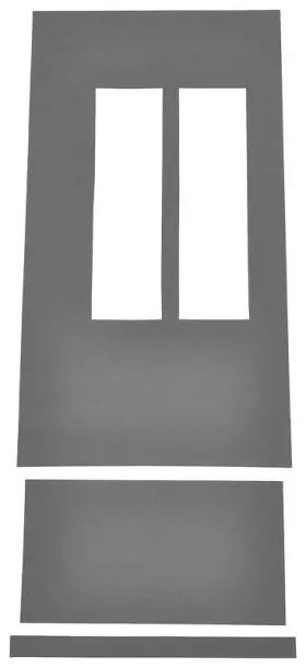 Gn110749 Classic Industries 1984-87 Buick Regal Turbo - Console Applique Set 3 Pc