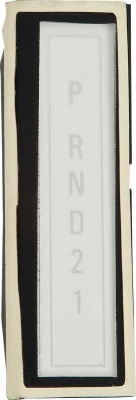 Classic Industries Md4023 1970 Mopar E-body Shifter Indicator Lens P-r-n-d-2-1 Auto Trans