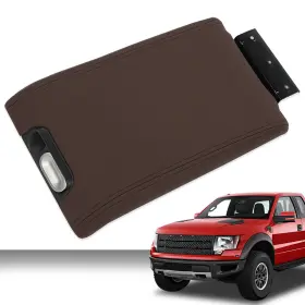 Cnnell0912-104 Cnnell New Fit For 2009-2014 Ford F-150 Center Console Arm Rest Lid Cover Replacement