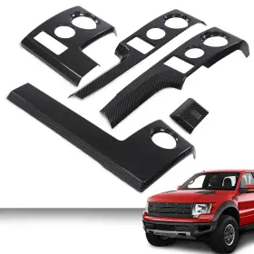 Cnnell0912-487 Cnnell Fit For 09-14 Ford F150 5x Center Console Dashboard Panel Cover Trim Bezels