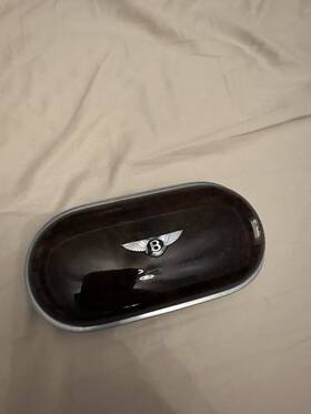 Continental 3w0857083 Bentley Gt Gtc Flying Spur Sunglass Case Storage Dk Burlwood Genuine