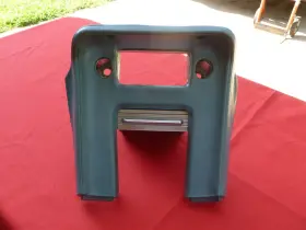 C8zb-65045e06-aw Cougar 1968 Mustang Console Blue Radio Bezel Pad Nice Minimal Separation 68