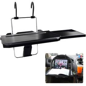 Cprosp 4402 Car Steering Wheel Seat Tray Updated Type With Drawer And Ipad Groove