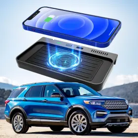 Ss000162-ct Creekt Wireless Car Charger For Ford Explorer Center Console Accessories 2024 2023 2