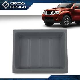 Crossdesign Big20260130-92 Fits 2005-2017 Nissan Frontier Pathfinder Upper Dash Bezel Storage Box Gray