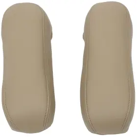 12061454 Csdex For Ford F250 F350 Excursion Lariat 99-07 Pair Beige Seat Armrest Leather