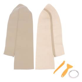 Csdex 12061468 Beige Front Door Panels Pu Leather Armrest Cover Lid For 07-12 Honda Cr-v Crv