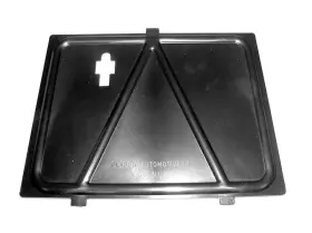 06021a Daniel Carpenter Mustang 1964-66 Ford Console Glove Box Panel Rear Plate With Light Hole