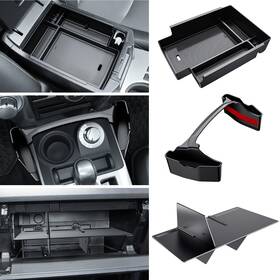 Diamooky Hxy-60995 Center Console Organizer For Toyota 4runner 2010-2024 - Storage Box And Tray