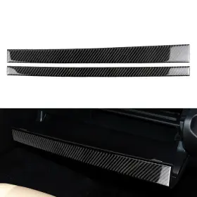 Dictorcoltd 550748678622 Carbon Fiber Car Copilot Storage Box Trim Cover Fit Lexus Is250 Is350 2013-2020