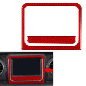 Dictorcoltd 550748792199 2pcs New Red Gps Navigation Panel Cover Trim For Jeep Wrangler Jl Gladiator Jt