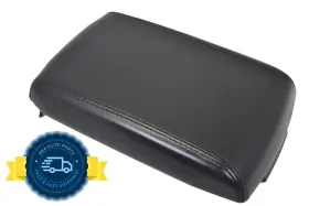 1rq59xdvaa Dodge 2008-2014 Challenger Center Console Black Leather Sliding Armrest Lid Oem