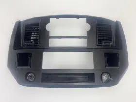 5ju26dx9ad Dodge 2006 - 2008 Ram 1500 2500 Dash Instrument Panel Radio Bezel Black Oem