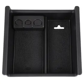 Ec103391s01 E-carpartstore Center Console Storage Box Organizer Tray Black Fits Toyota 4 Runner 2010-18