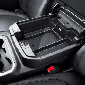 Ew-001 Eamplest Center Console Organizer Compatible With 2019-2022 Gmc Sierra/chevy Black