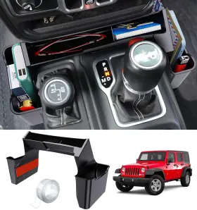 Ew-60809-us Eamplest Jeep Wrangler Jl Jlu Gladiator Jt Center Console Organizer 2020-2025