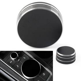 Earthoee 550745915744 Central Control Volume Knob Cover For Cadillac Ct5 Ct6 Xt4 Xt5 Xt6 2019-20 Black