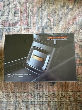 Ecozen 728725555383 Lockable Camping Speaker Drawer For Rivian 2022-2025 R1t R1s New Sealed Box