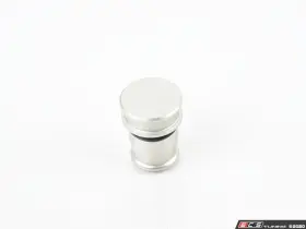 028636ecs05-02 Ecs - Billet Power Port Plug Inch Eject Clear Anodized