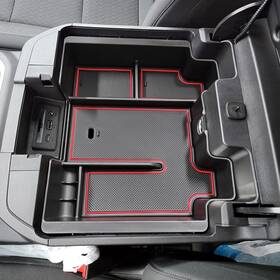 Edbetos Edb-fgm048rd Full Size Center Console Organizer Tray Compatible With 2019-2022 Chevy Red