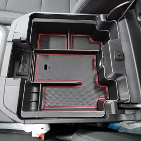 Edb-fgm048rd Edbetos Full Size Center Console Organizer Tray Compatible With 2019-2022 Chevy Red