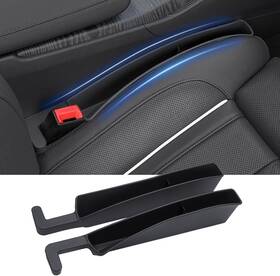 Edotim Nfsg001 Car Seat Gap Filler Organizer With Phone Holder Black
