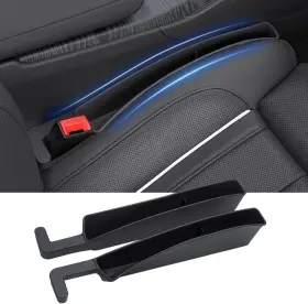 Nfsg001 Edotim Car Seat Gap Filler Organizer With Phone Holder Black