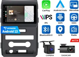 St2crafdf1x6usenm2 Eonon 9 Inch Ips Radio Gps For Ford F150 09-12 Apple Carplay Android 13 Car Stereo Cam Dvr