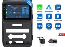 Eonon St2crafdf1x7useum1 Cam Dvr For Ford F-150 Android 14 9 Inch Car Stereo Radio Gps Navi Carplay Head Unit