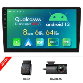 St2cvrua12splus6gusebm1 Eonon Obd Dvr 10.1 Inch Android 13 6 64 Car Radio Double 2din Stereo Head Unit Gps Carplay