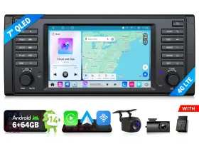 St2vrae39x7suseum1 Eonon 7 Inch Qled 6 64 Android 14 Gps Navigation Car Stereo Radio 4g For Bmw E39 528i 530i