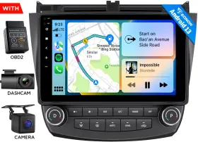 St2vrahac1x6usicm3 Eonon For Honda Accord 7 2003-2007 Android 13 Stereo Radio Car Gps 10.1 Inch Touch Screen