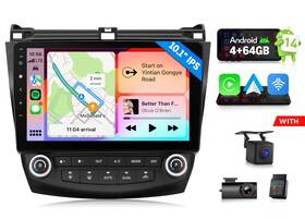 Eonon St2vrahac1x7ausicm3 For Honda Accord 7 2003-2007 Android 14 4 64 Stereo Radio Car 10.1 Inch Touch Screen
