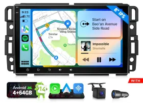 St3cragmx7ausic13 Eonon Android 14 4 64 8 Inch For Chevy Hhr / Monte Carlo Carplay Car Stereo Gps Touchscreen