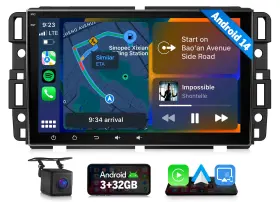 St3cragmx7usen16 Eonon For Gmc Sierra 07-13 Carplay Android Auto 14 8 Inch Car Radio Stereo Receiver Gps Bt