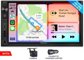 St3craux7usebm1 Eonon Cam 7 Inch Android 14 Double 2 Din Car Stereo Carplay Gps Navigation Fm Radio Bt 5.4