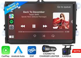 Eonon St3cravwx7usebm1 For Vw Skoda Seat Android 14 Apple Carplay Car Stereo Gps Navi Radio 9 Inch Wifi Dsp